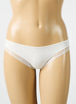 String tissage popeline blanc PALADINI femme