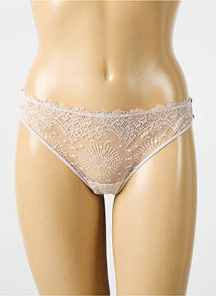 String tissage dentelle rose PALADINI femme