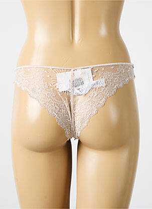 String tissage dentelle rose PALADINI femme