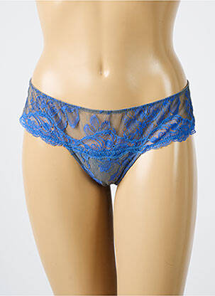 Tanga légère et transparente bleu ANDRES SARDA femme