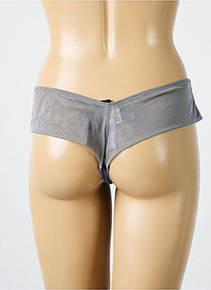Tanga légère et transparente bleu ANDRES SARDA femme