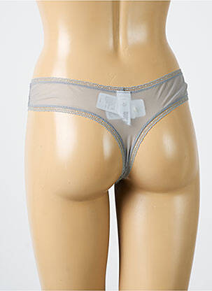 Tanga tissage dentelle gris ERES femme
