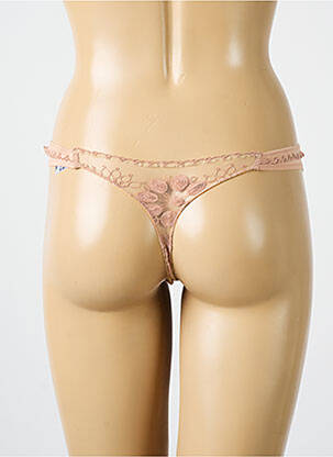 String tissage popeline rose LA PERLA femme