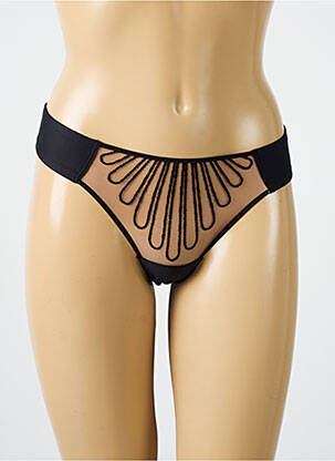 Tanga stretch noir CHANTELLE femme