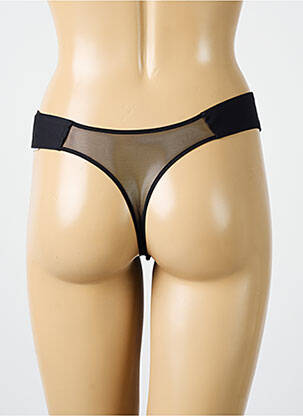 Tanga stretch noir CHANTELLE femme