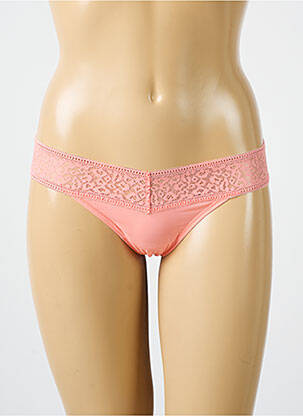 String tissage popeline orange LA PERLA femme