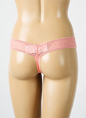 String tissage popeline orange LA PERLA femme