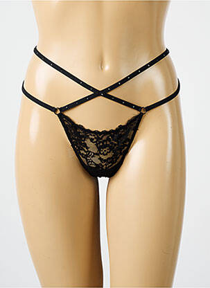 String tissage dentelle noir ANDRES SARDA femme