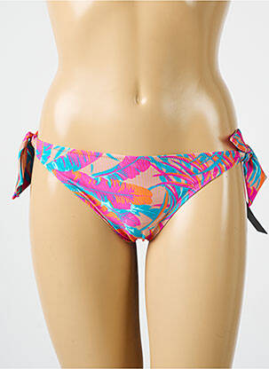 Bas de maillot de bain imprimé tie and dye culotte rose ANDRES SARDA femme