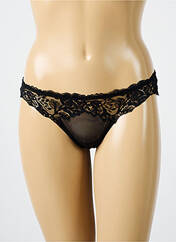 Tanga noir AMBRA pour femme seconde vue