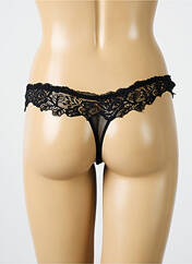 Tanga noir AMBRA pour femme seconde vue