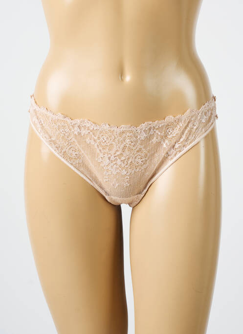 Culotte tissage dentelle beige PALADINI femme
