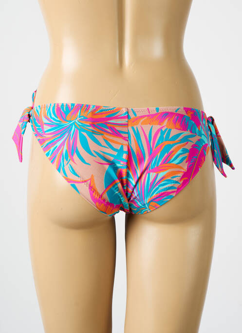 Bas de maillot de bain imprimé tie and dye culotte rose ANDRES SARDA femme