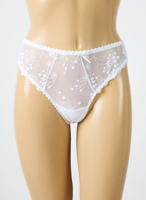 Tanga blanc PRIMADONNA femme