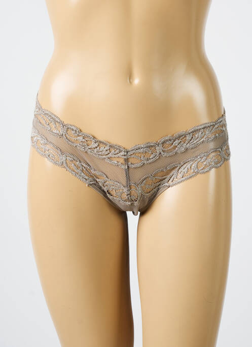 Tanga marron ANDRES SARDA pour femme