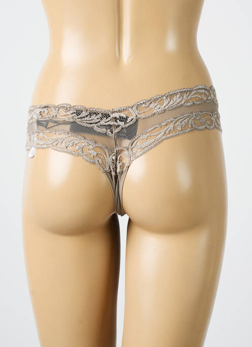 Tanga marron ANDRES SARDA pour femme