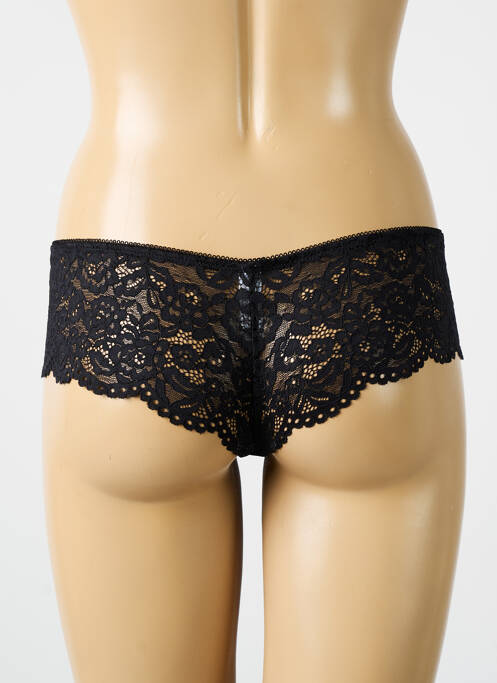 Tanga noir B.TEMPT'D BY WACOAL pour femme