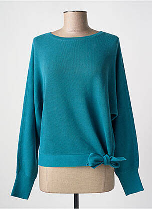 Pull stretch manches longues vert BETTY BARCLAY femme