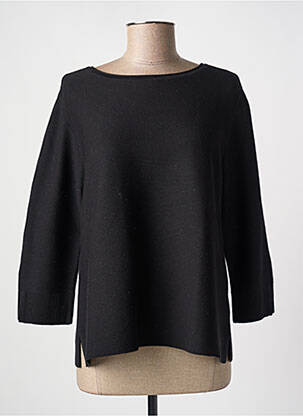 Pull coupe droite manches 3/4 noir BETTY BARCLAY femme