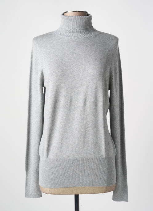 Pull col roulé gris BETTY BARCLAY pour femme