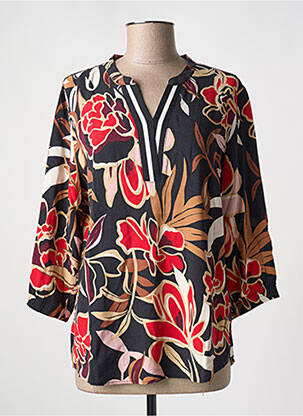 Blouse imprimé fleurs manches 3/4 noir BETTY BARCLAY femme
