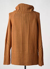 Pull col roulé marron MARBLE pour femme seconde vue