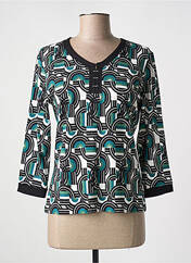 T-shirt bleu CHRISTINE LAURE pour femme seconde vue