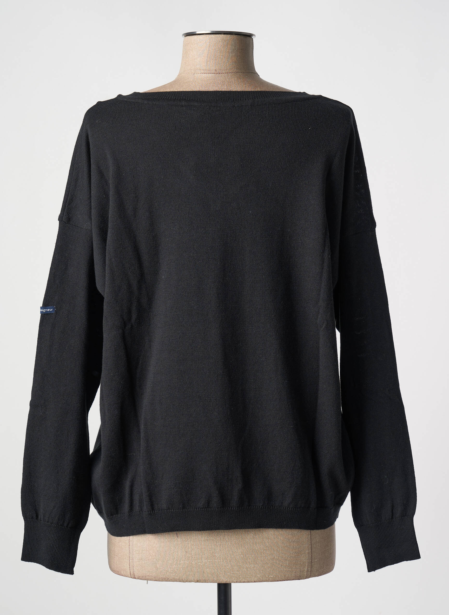Pull Marin Petit Baigneur Beige-marron - Taille 36/38, Laine, Occasion Très Bon état