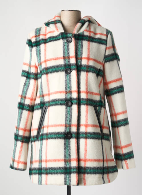 Manteau court beige REVER MILE pour femme