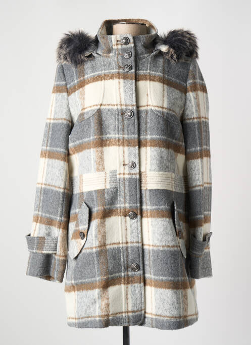 Manteau long gris CHRISTINE LAURE pour femme