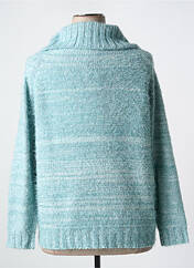 Pull col roulé bleu MARBLE pour femme seconde vue