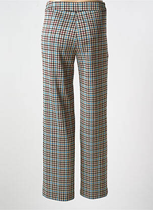 Pantalon droit stretch taille haute bleu TINTA STYLE femme
