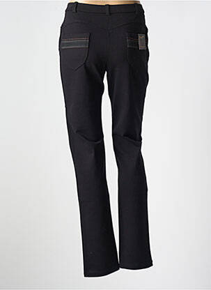 Pantalon slim stretch taille normale noir CHRISTINE LAURE femme