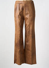 Pantalon flare taille élastique taille normale marron TINTA STYLE femme