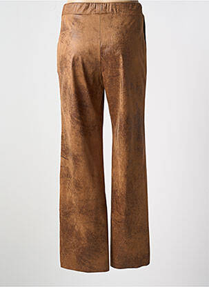 Pantalon flare taille élastique taille normale marron TINTA STYLE femme