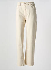 Jeans coupe droite beige ONADO pour femme seconde vue