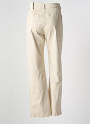 Jeans coupe droite beige ONADO pour femme seconde vue