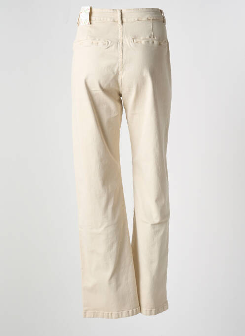 Jeans coupe droite beige ONADO pour femme