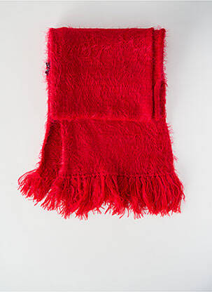 Echarpe stretch rouge MARBLE femme