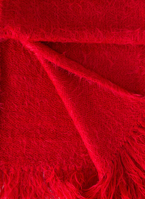 Echarpe rouge MARBLE pour femme