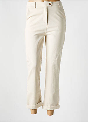 Pantacourt beige Y'COO pour femme