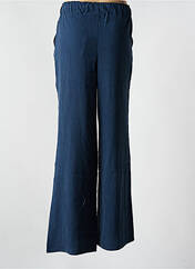 Pantalon droit bleu MUS & BOMBON pour femme seconde vue