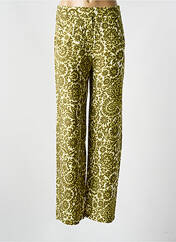 Pantalon droit vert ORFEO pour femme seconde vue