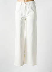 Pantalon flare blanc MUSE pour femme seconde vue