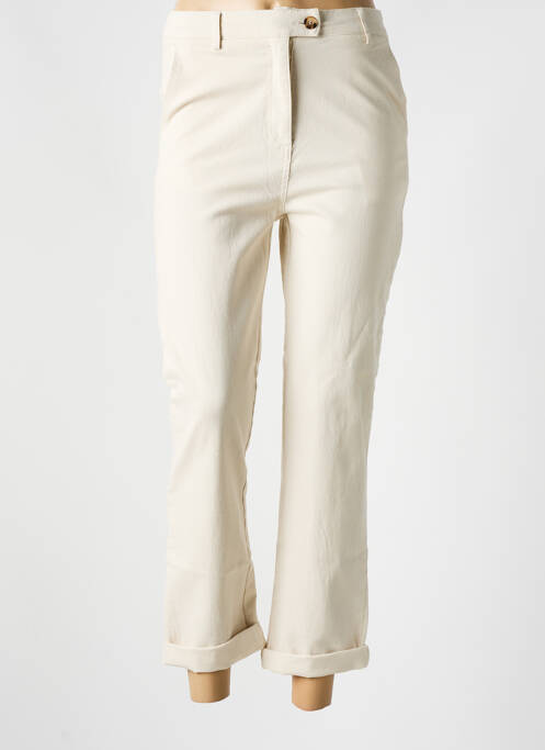 Pantacourt beige Y'COO pour femme