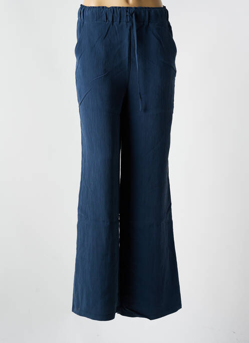 Pantalon droit bleu MUS & BOMBON pour femme