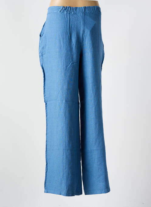 Pantalon droit bleu MUS & BOMBON pour femme