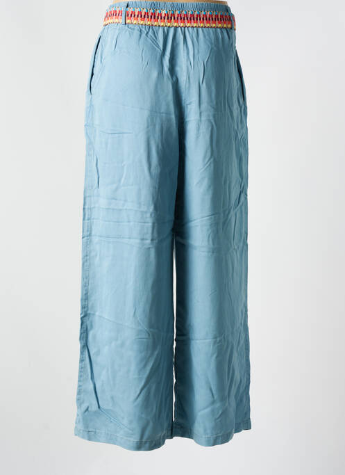 Pantalon droit bleu ORFEO pour femme