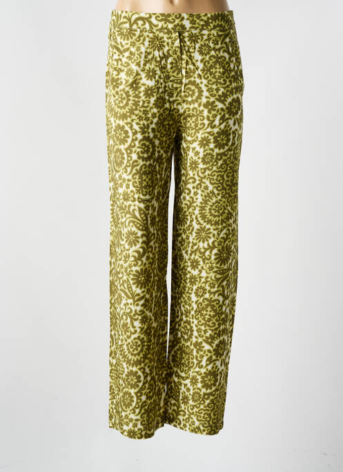 Pantalon droit vert ORFEO pour femme