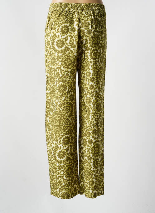 Pantalon droit vert ORFEO femme